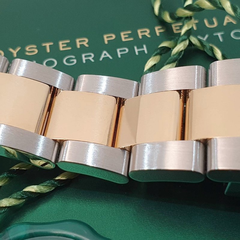 【大眾名錶】ROLEX 勞力士 116503 Daytona 半金迪通拿 黑八鑽面盤 2017/02 大眾名錶B1234-6