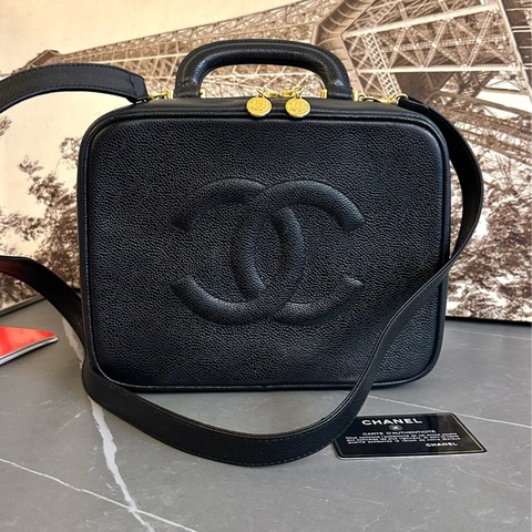 ♦️MYMluxurybag ♦️ Chanel 荔枝皮 古董袋 盒子袋 肩背袋 斜拷袋