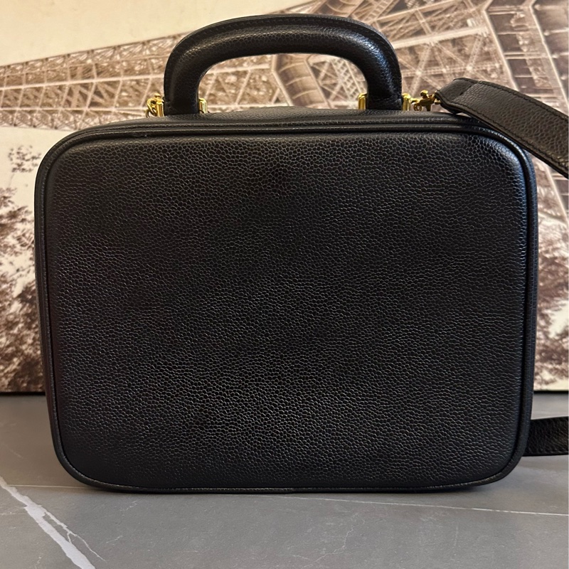 ♦️MYMluxurybag ♦️ Chanel 荔枝皮 古董袋 盒子袋 肩背袋 斜拷袋-5