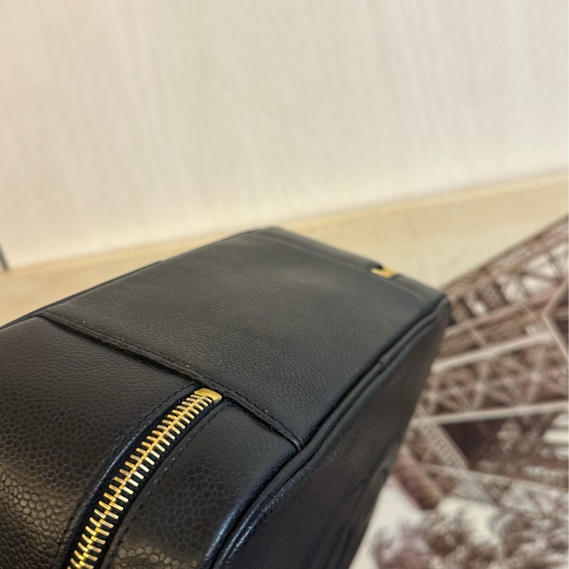 ♦️MYMluxurybag ♦️ Chanel 荔枝皮 古董袋 盒子袋 肩背袋 斜拷袋-9