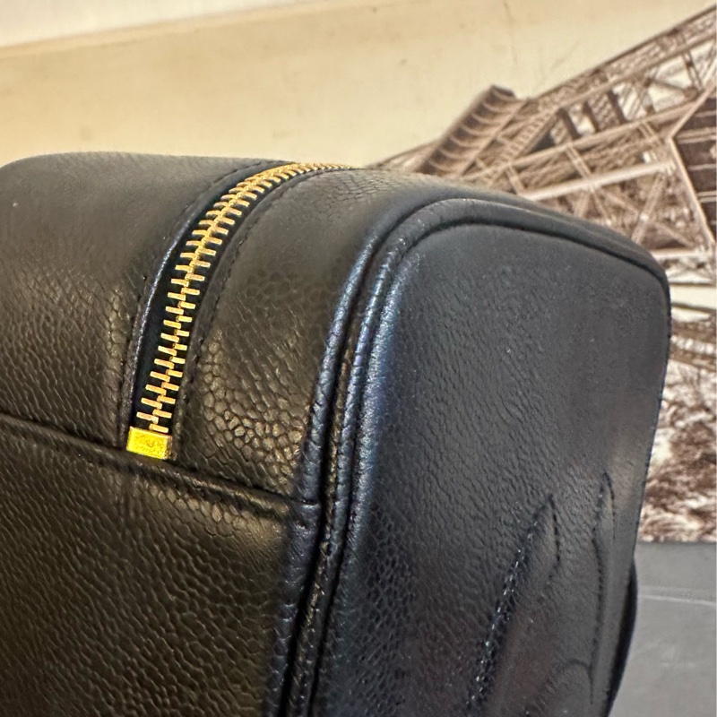 ♦️MYMluxurybag ♦️ Chanel 荔枝皮 古董袋 盒子袋 肩背袋 斜拷袋-11