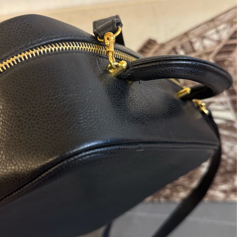 ♦️MYMluxurybag ♦️ Chanel 荔枝皮 古董袋 盒子袋 肩背袋 斜拷袋-12