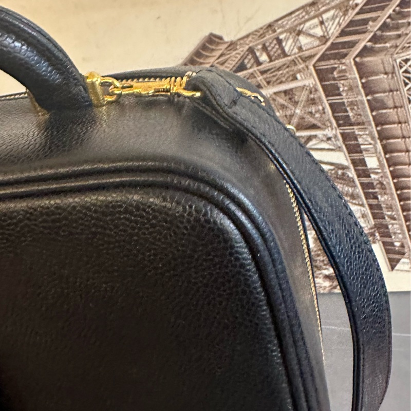 ♦️MYMluxurybag ♦️ Chanel 荔枝皮 古董袋 盒子袋 肩背袋 斜拷袋-14