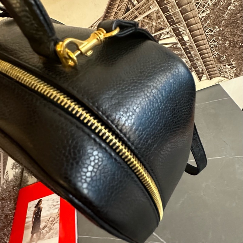 ♦️MYMluxurybag ♦️ Chanel 荔枝皮 古董袋 盒子袋 肩背袋 斜拷袋-17