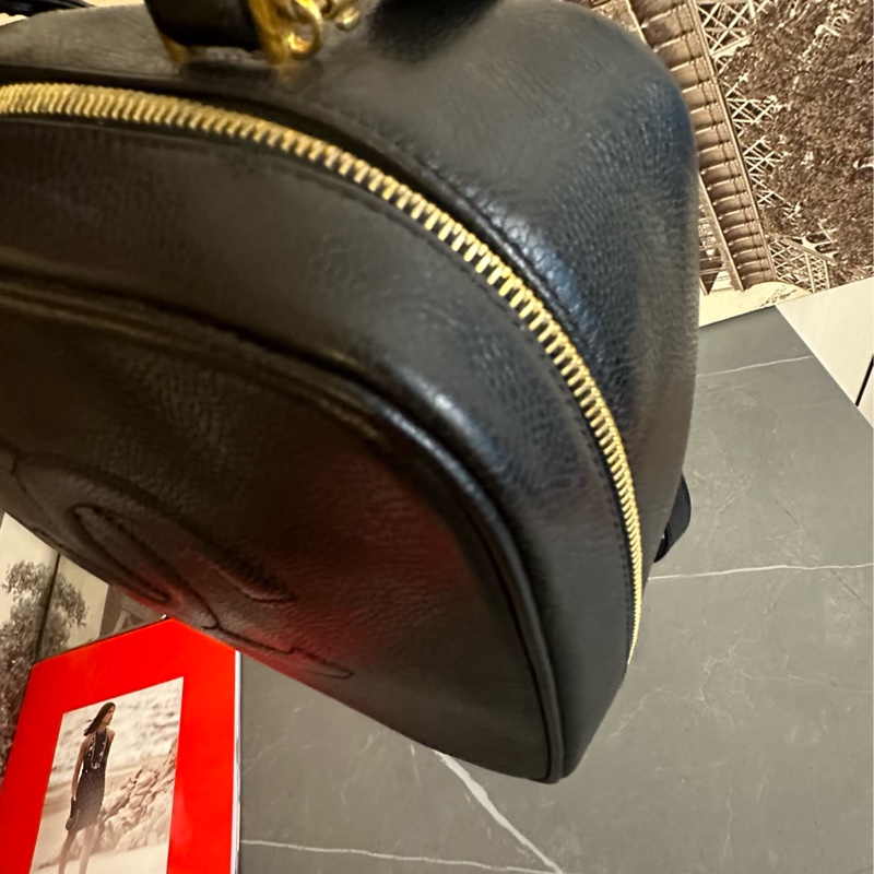 ♦️MYMluxurybag ♦️ Chanel 荔枝皮 古董袋 盒子袋 肩背袋 斜拷袋-19