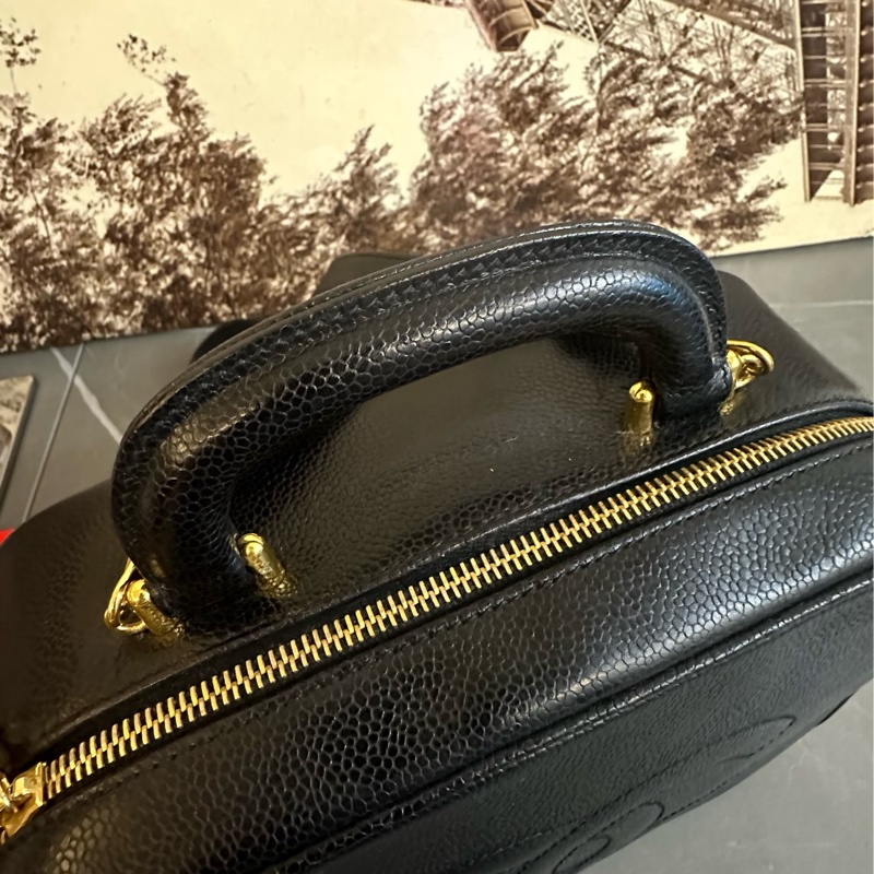 ♦️MYMluxurybag ♦️ Chanel 荔枝皮 古董袋 盒子袋 肩背袋 斜拷袋-20