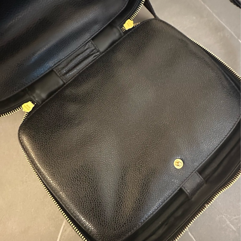 ♦️MYMluxurybag ♦️ Chanel 荔枝皮 古董袋 盒子袋 肩背袋 斜拷袋-27