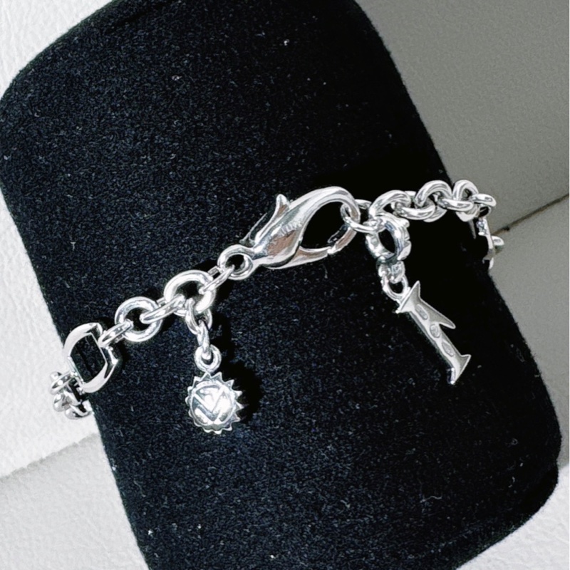 Franck Muller 法蘭克穆勒 珠寶 18K 白金 高顏值手鍊,總長21cm-3