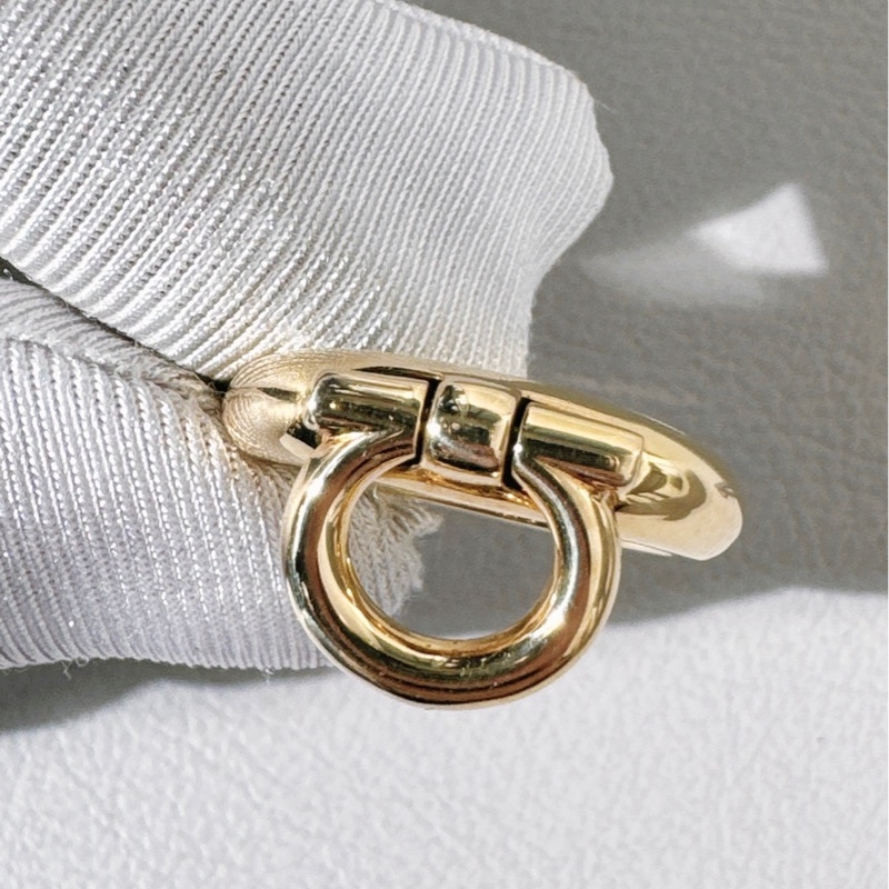 ferragamo菲拉格慕 珠寶,馬蹄扣造型 18 K戒指,52碼-3