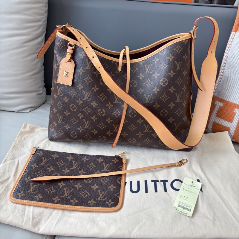 【近新閒置品】Louis Vuitton 路易威登 LV 老花中號Carryall 芯片款-0