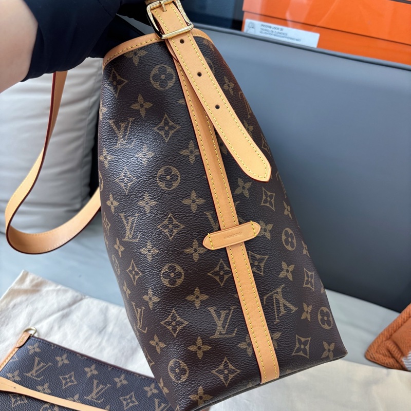 【近新閒置品】Louis Vuitton 路易威登 LV 老花中號Carryall 芯片款-3