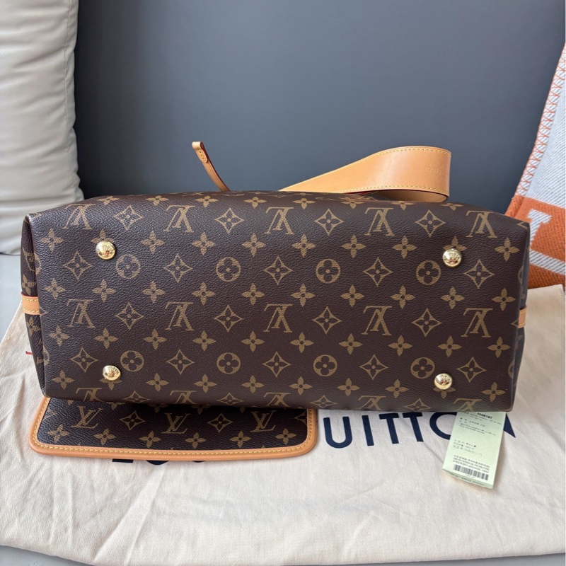【近新閒置品】Louis Vuitton 路易威登 LV 老花中號Carryall 芯片款-4