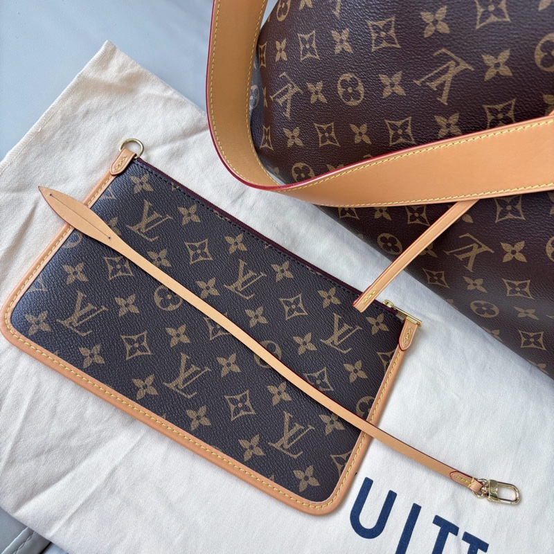 【近新閒置品】Louis Vuitton 路易威登 LV 老花中號Carryall 芯片款-7