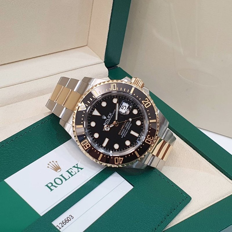 【大眾名錶】ROLEX 勞力士 126603 Sea-Dweller 2019/05全配件 單金海使 大眾名錶B1235-2