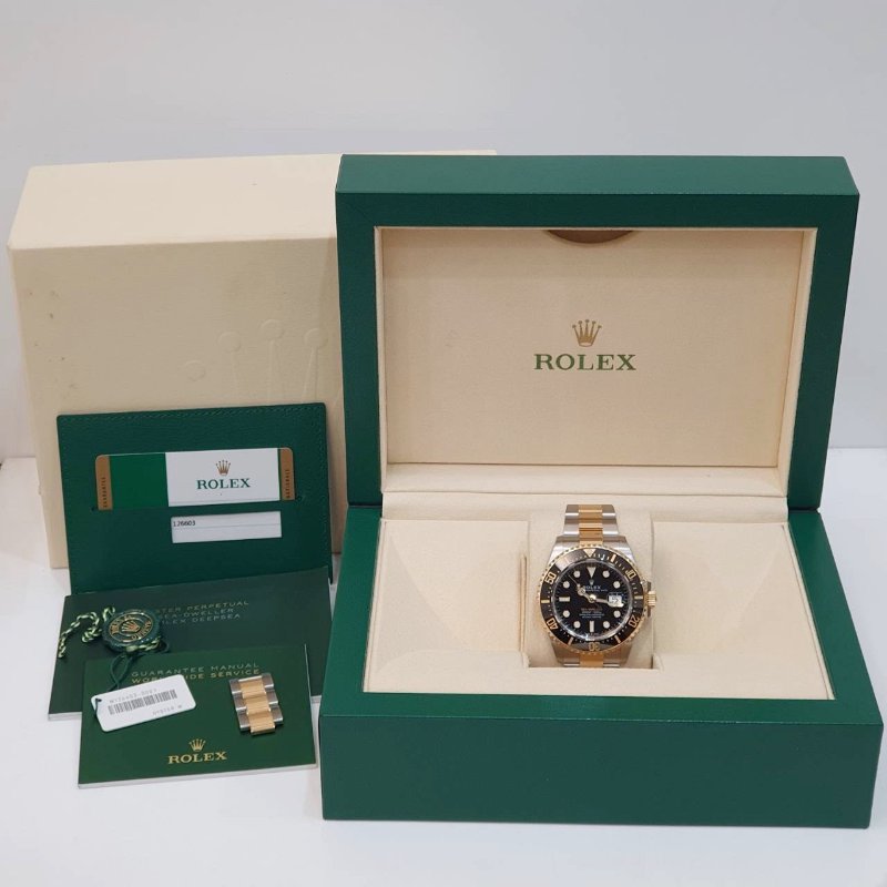 【大眾名錶】ROLEX 勞力士 126603 Sea-Dweller 2019/05全配件 單金海使 大眾名錶B1235-9