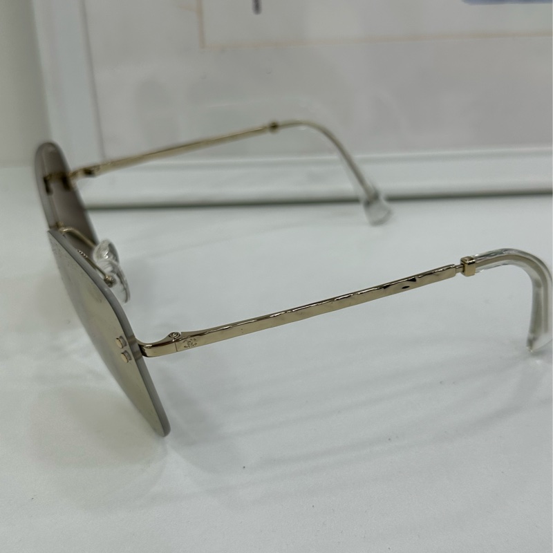 Chanel香奈兒 金色 墨鏡 太陽-3