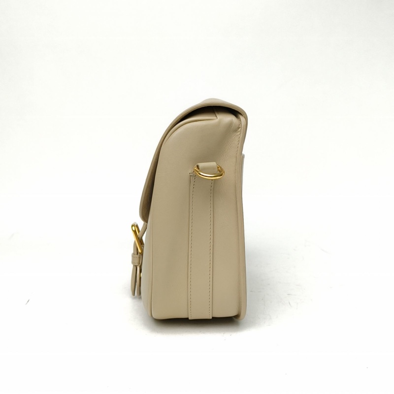 DIOR DiorBobby大號27米白色牛皮金扣2020-1