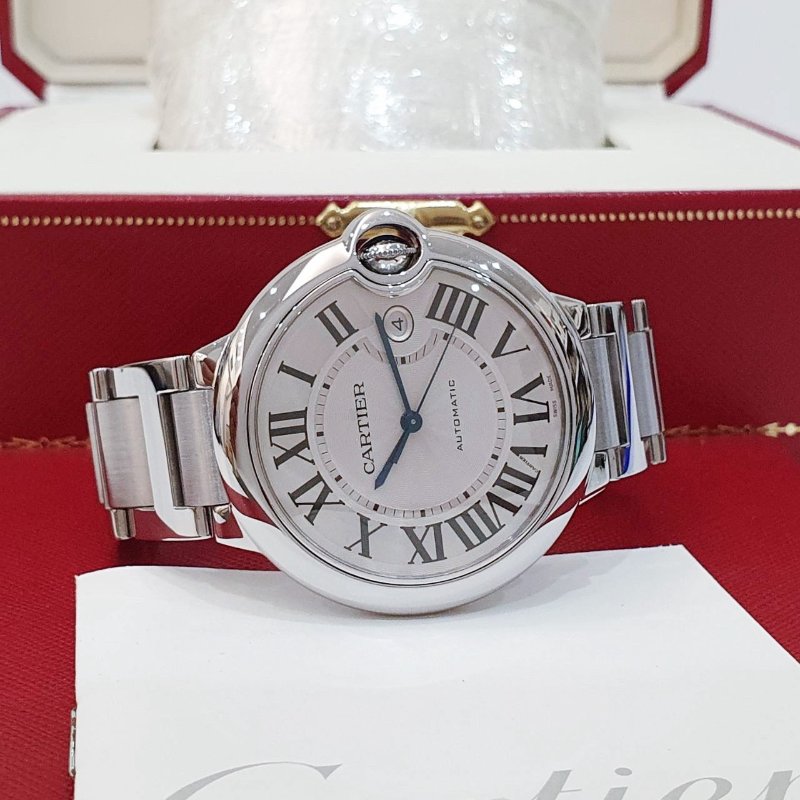 【大眾名錶】Cartier卡地亞 W69012Z4 藍氣球系列 經典款 大錶徑 羅馬面盤 錶徑42mm 大眾名錶G227-4