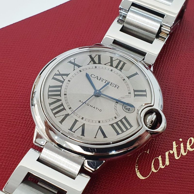 【大眾名錶】Cartier卡地亞 W69012Z4 藍氣球系列 經典款 大錶徑 羅馬面盤 錶徑42mm 大眾名錶G227-8