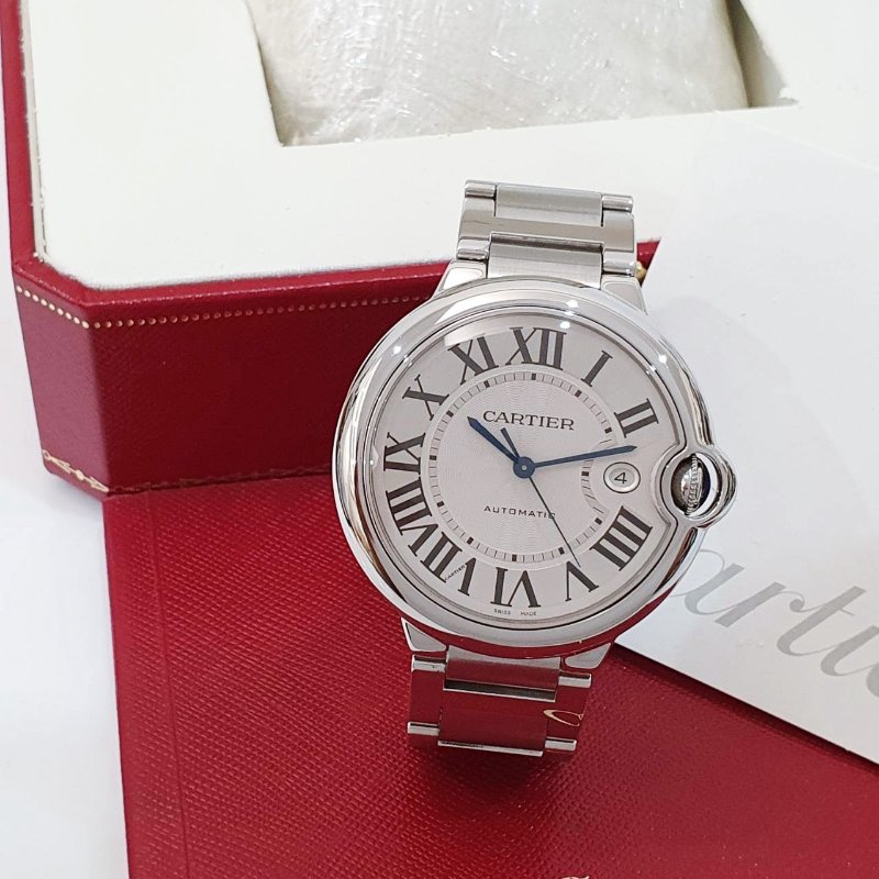 【大眾名錶】Cartier卡地亞 W69012Z4 藍氣球系列 經典款 大錶徑 羅馬面盤 錶徑42mm 大眾名錶G227-1