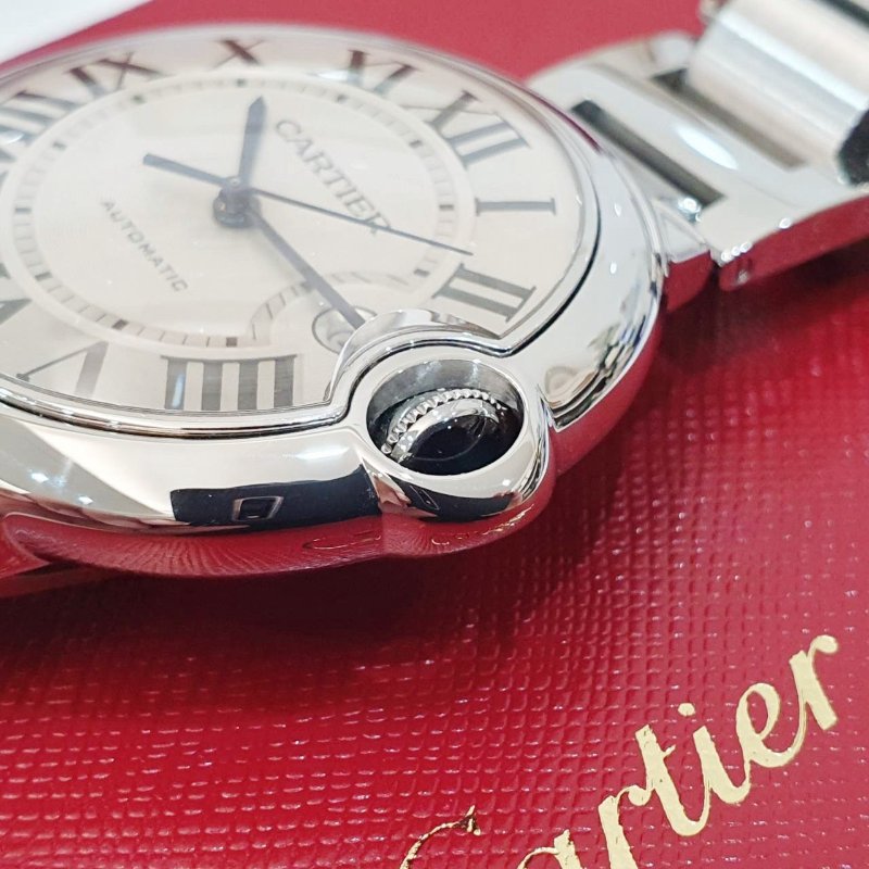 【大眾名錶】Cartier卡地亞 W69012Z4 藍氣球系列 經典款 大錶徑 羅馬面盤 錶徑42mm 大眾名錶G227-7