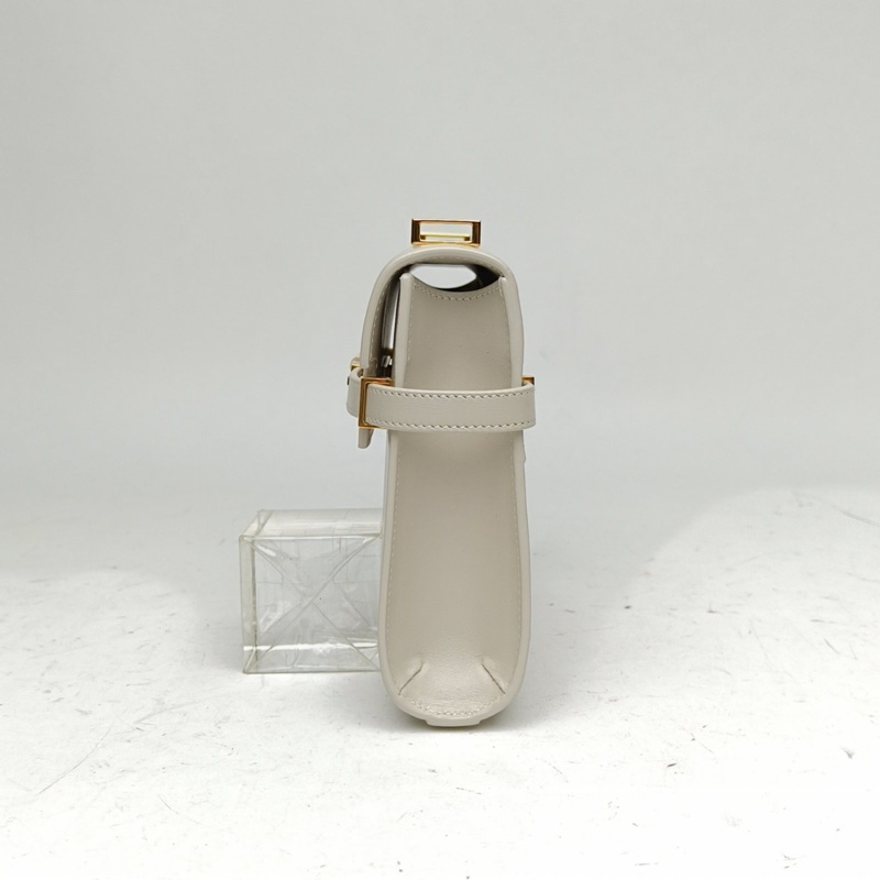 SAINT LAURENT MANHATTAN曼哈頓BOXmini19白色牛皮金扣-1