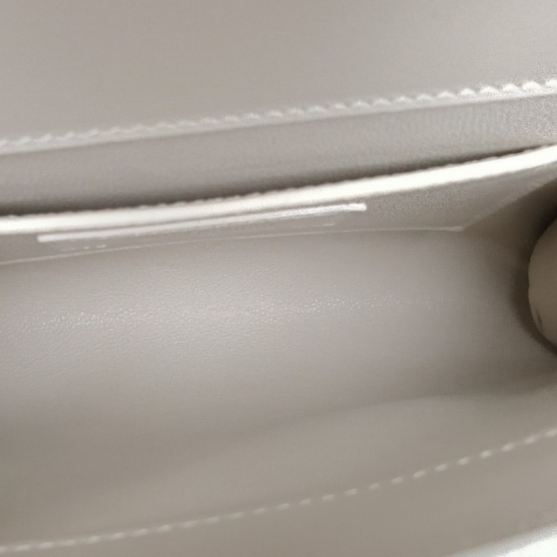 SAINT LAURENT MANHATTAN曼哈頓BOXmini19白色牛皮金扣-5