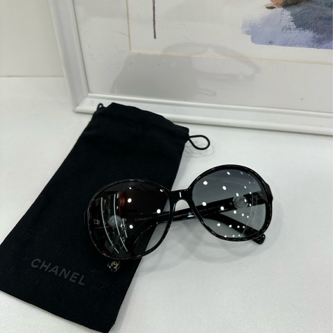 Chanel香奈兒珍珠墨鏡 墨鏡