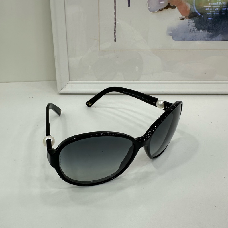 Chanel香奈兒珍珠墨鏡 墨鏡-2