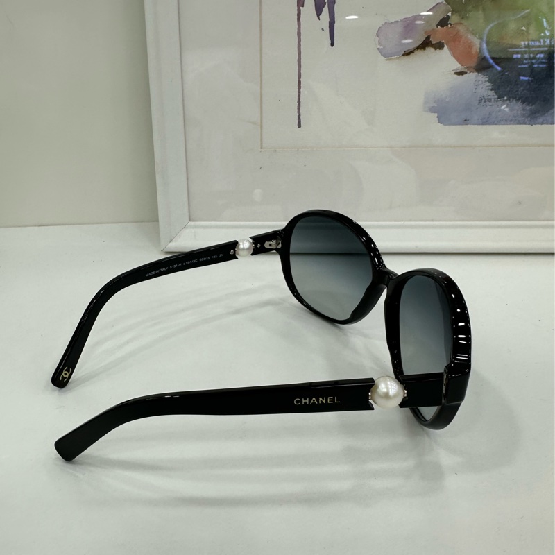 Chanel香奈兒珍珠墨鏡 墨鏡-3