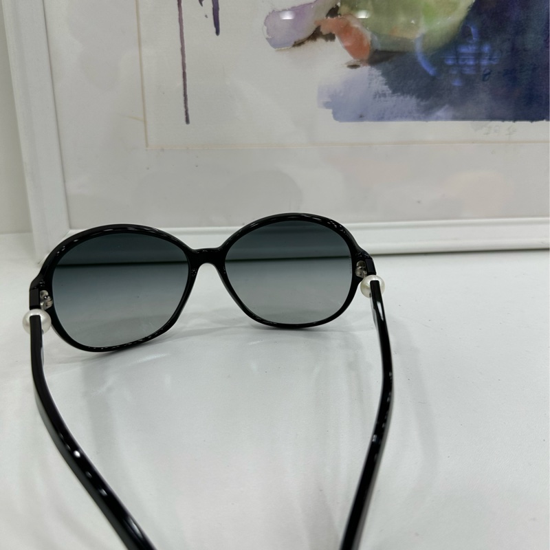 Chanel香奈兒珍珠墨鏡 墨鏡-4