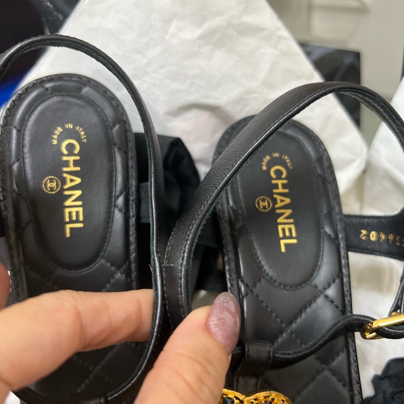 Chanel涼鞋38號-7