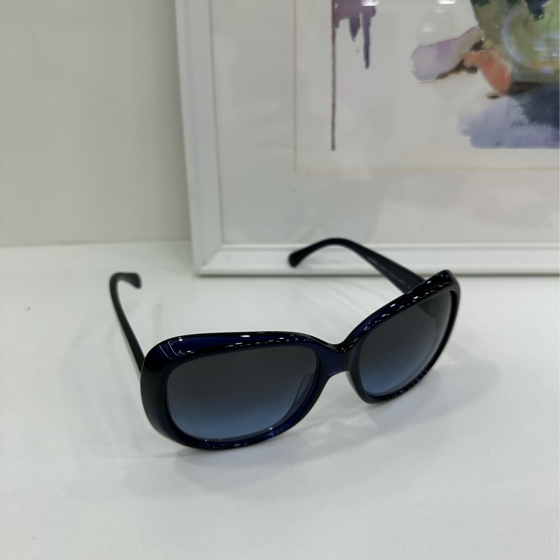 Chanel香奈兒 山茶花墨鏡 墨鏡-1