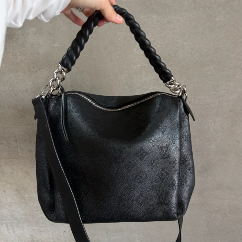 全網最低價😍Lv路易威登黑色老花babylone chain鏤空手提包單肩斜挎包-2