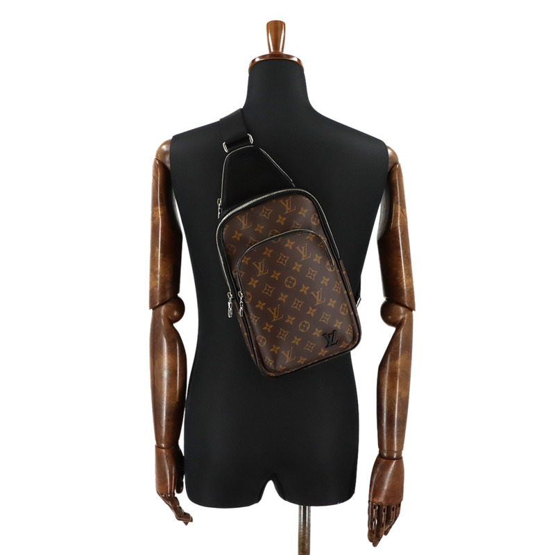 路易威登 Monogram Macassar Avenue 斜背包/肩背包 M46327 RFID-7