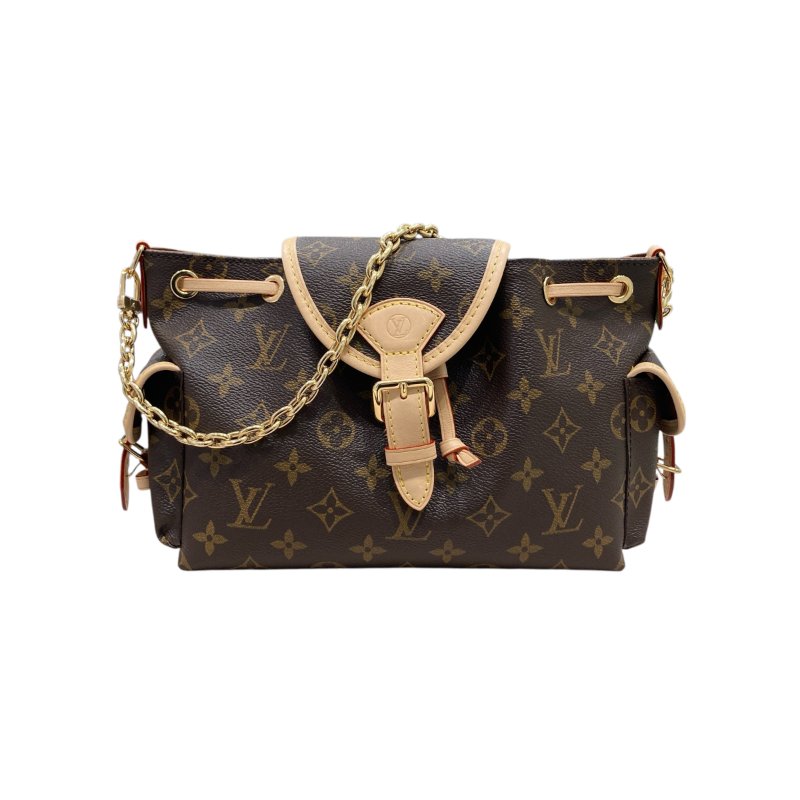 LOUIS VUITTON 路易威登 M25085 2025 早秋系列 ODYSSÉE 側背手提包 帆布 棕色 金釦-0