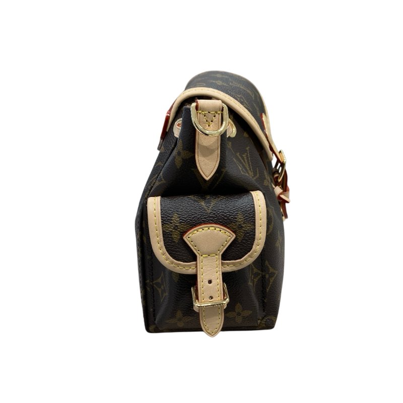 LOUIS VUITTON 路易威登 M25085 2025 早秋系列 ODYSSÉE 側背手提包 帆布 棕色 金釦-4