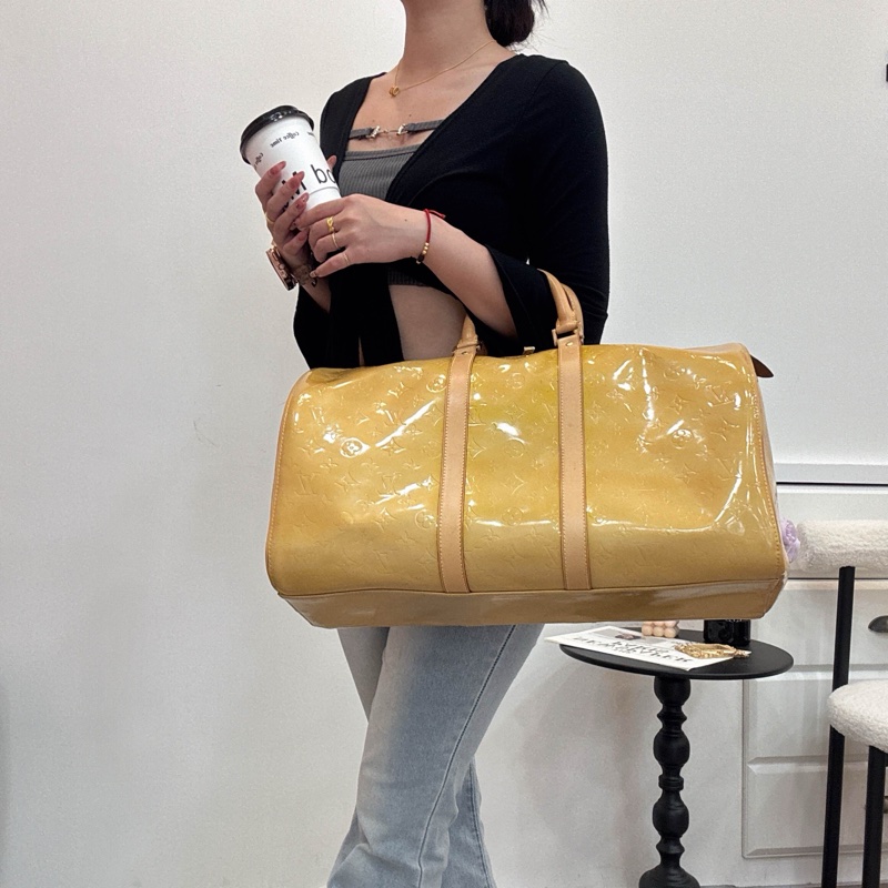 【赫蒂國際精品】 Louis Vuitton 路易威登 Keepall 45 Monogram Vernis 系列中古旅行袋 vintage-2