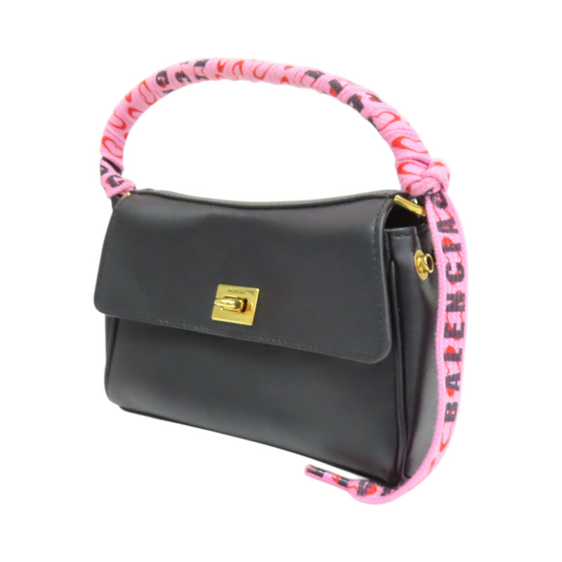 黑色 牛皮 Rodeo 鍊帶 兩用包 (情人節限量款)【BALENCIAGA 巴黎世家】 819429-2