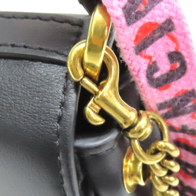 黑色 牛皮 Rodeo 鍊帶 兩用包 (情人節限量款)【BALENCIAGA 巴黎世家】 819429-8