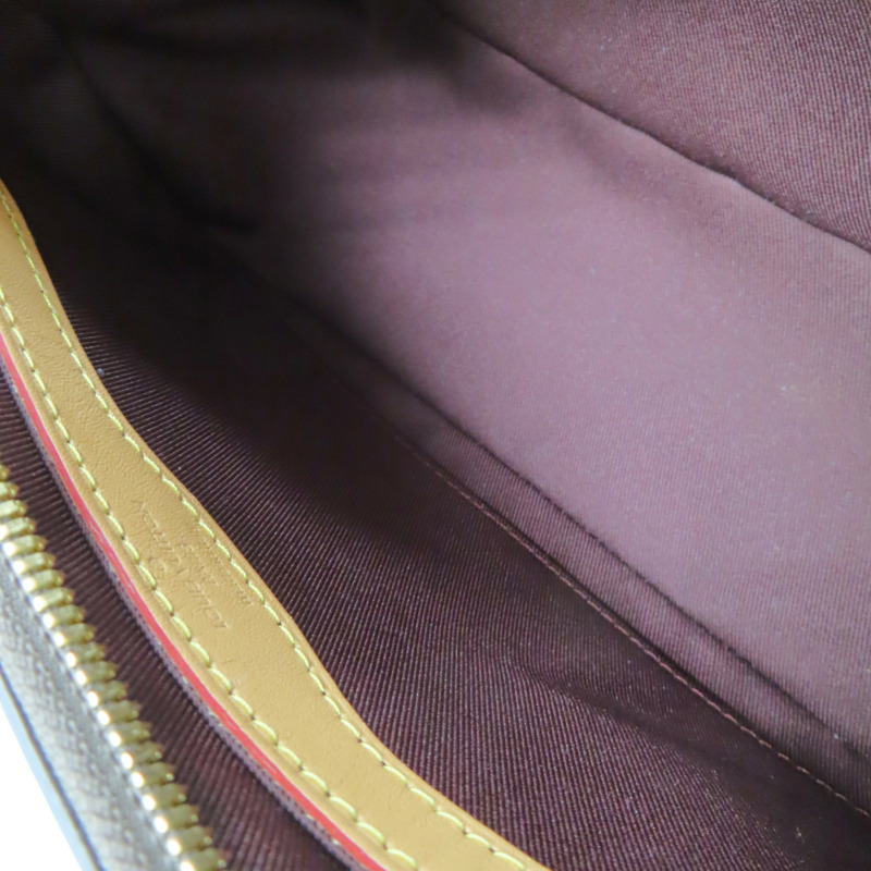 棕色 原花帆布 Boulogne PM 肩背包【LOUIS VUITTON LV 路易威登】 M45832-4