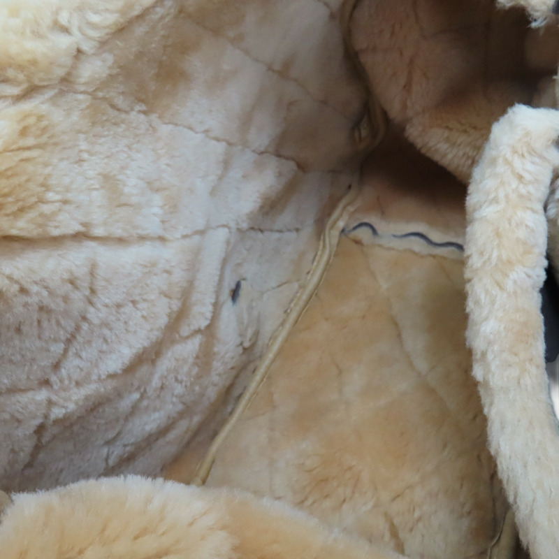 棕色 羊毛 手風琴翻蓋包 肩背包 金釦【CHANEL 香奈兒】-4