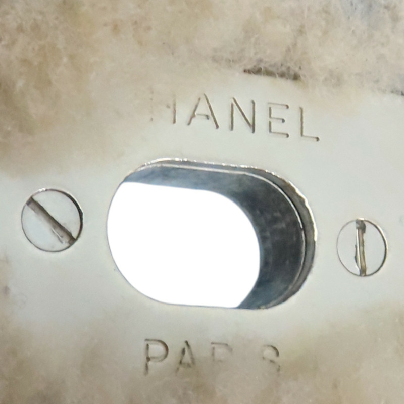 棕色 羊毛 手風琴翻蓋包 肩背包 金釦【CHANEL 香奈兒】-10