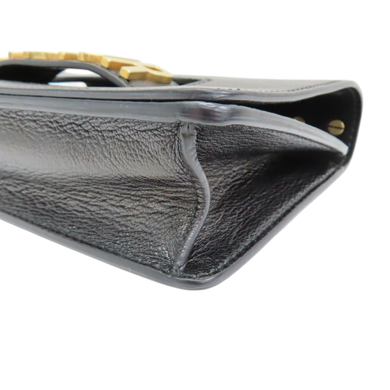 黑色 牛皮 J'Adior 鍊帶 肩背包【Dior 迪奧】 M9000-9