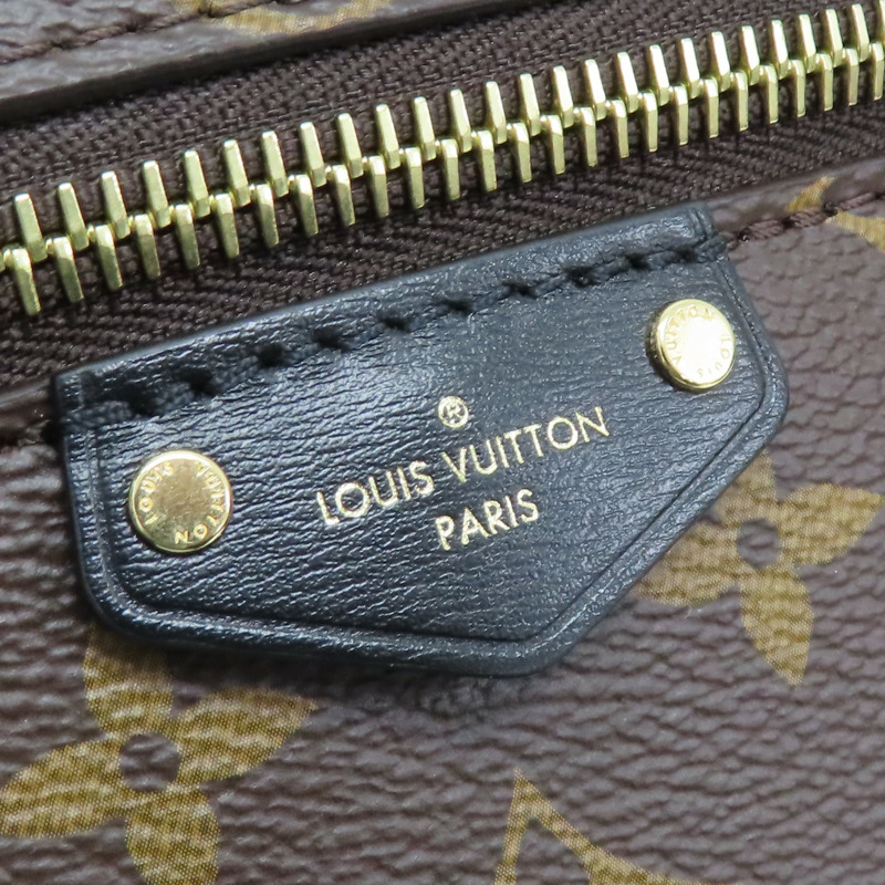 雙棕色 原花 帆布 Vanity Chain Pouch 肩背包【LOUIS VUITTON LV 路易威登】 M47125-5