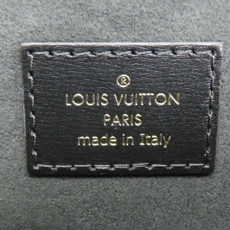 雙棕色 原花 帆布 Vanity Chain Pouch 肩背包【LOUIS VUITTON LV 路易威登】 M47125-6