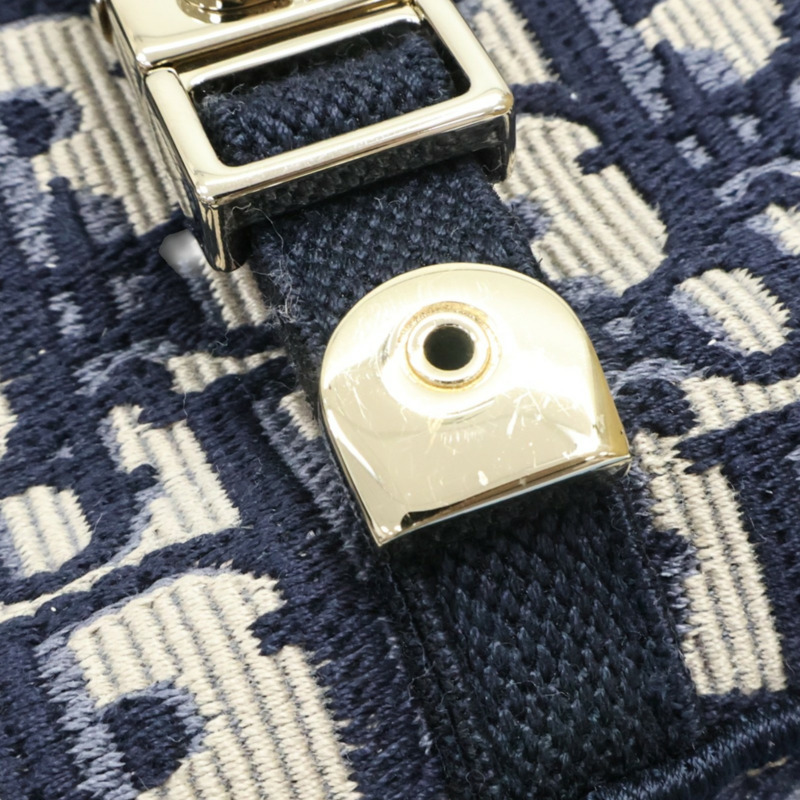 藍色 Oblique 刺繡 帆布 Diorcamp 肩背包 斜背包【Dior 迪奧】 M1240ORIW-12