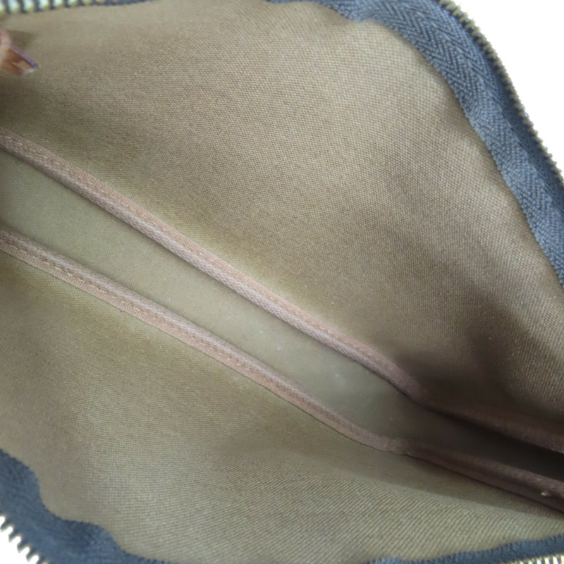 棕色 原花 帆布 Pochette Accessoires 手提包【LOUIS VUITTON LV 路易威登】 M51980-2
