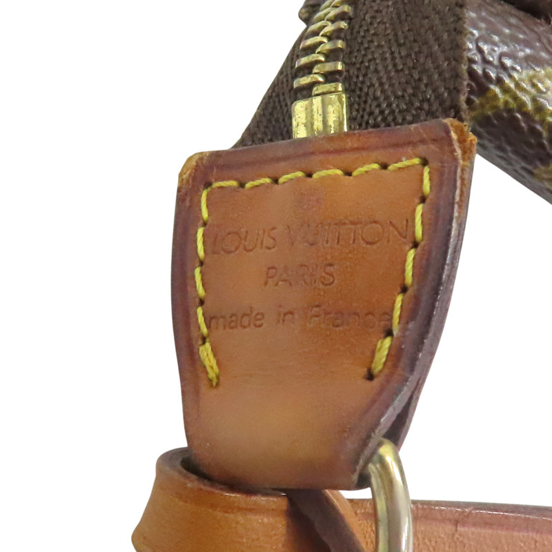 棕色 原花 帆布 Pochette Accessoires 手提包【LOUIS VUITTON LV 路易威登】 M51980-5