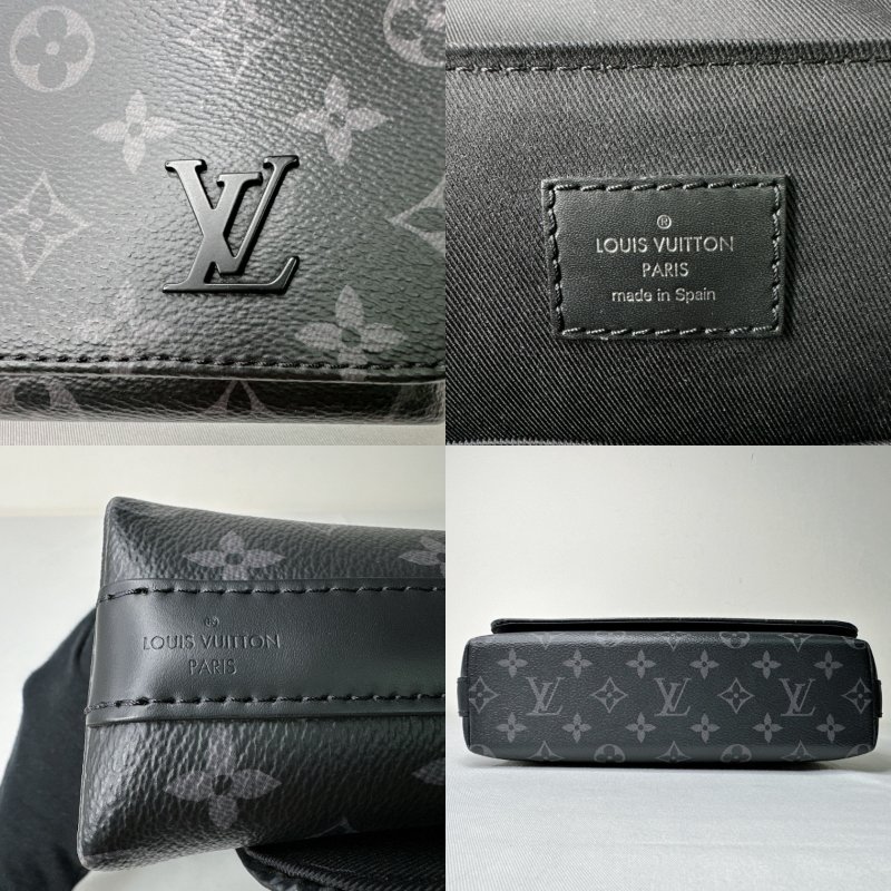 LV 全新District PM黑花郵差包-10